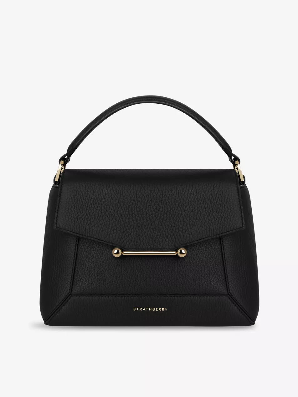 Mosaic Leather Top-Handle Bag