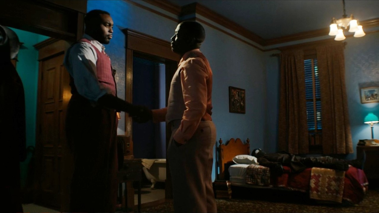 Abraham Popoola and Lamorne Morris in Spider-Noir.