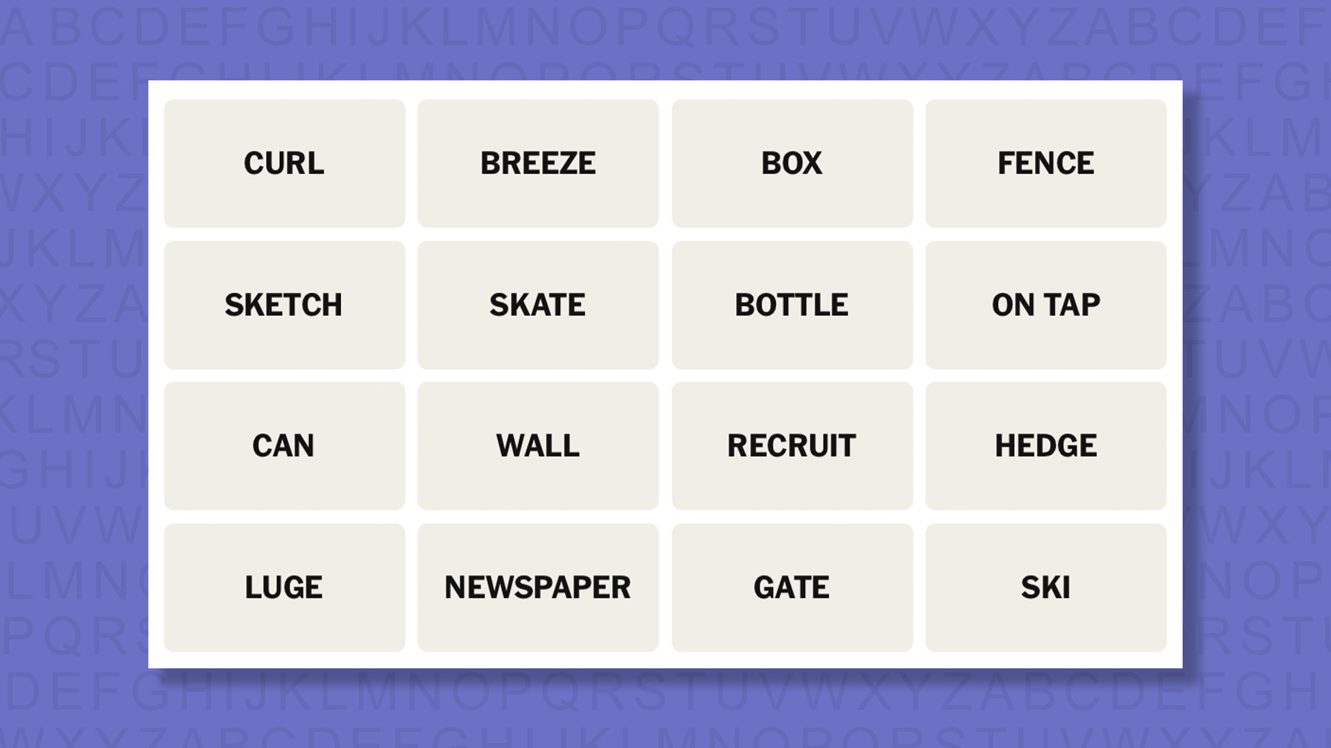 NYT Connections hints for game #1115 on a purple background