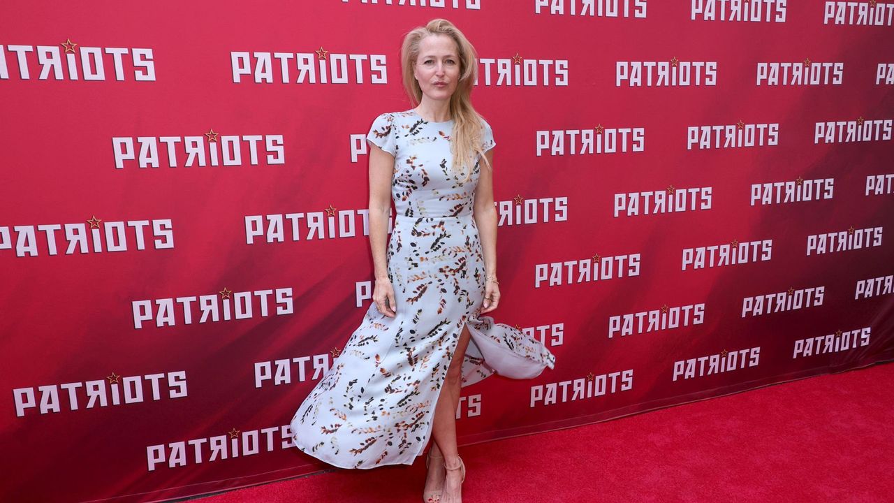 Gillian Anderson attends the &quot;Patriots&quot; Broadway Opening at Ethel Barrymore Theatre 