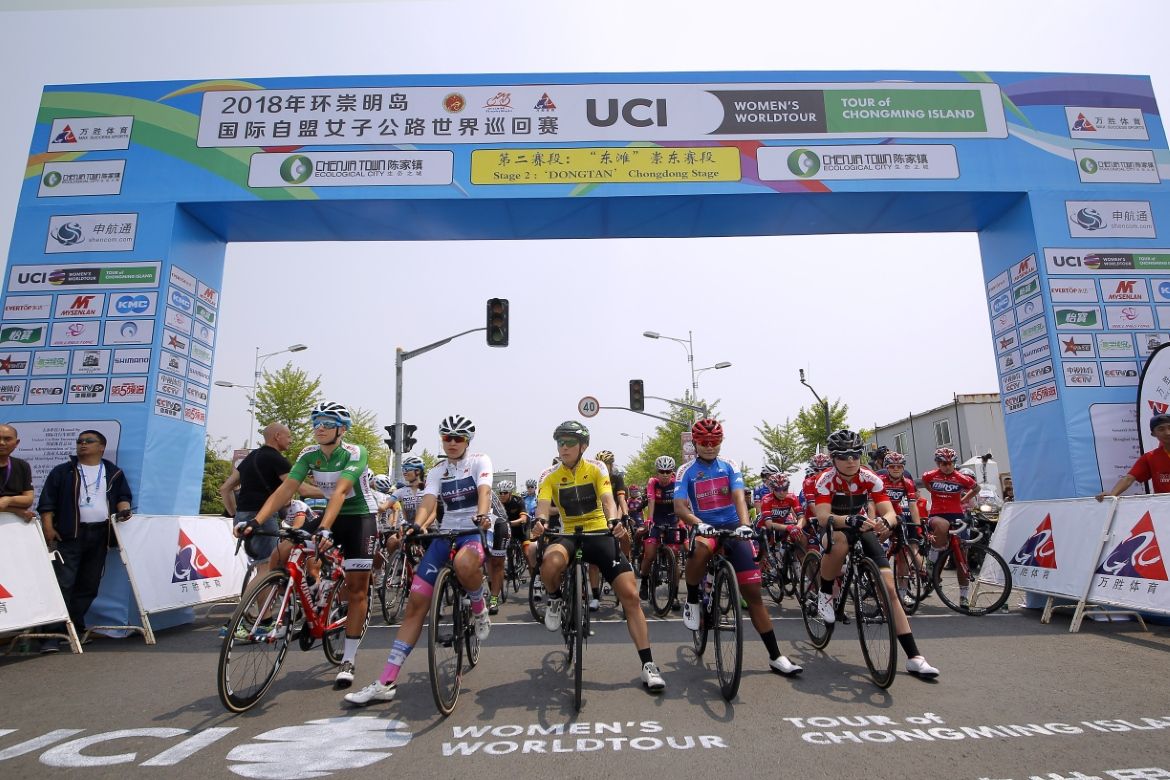 On the start line