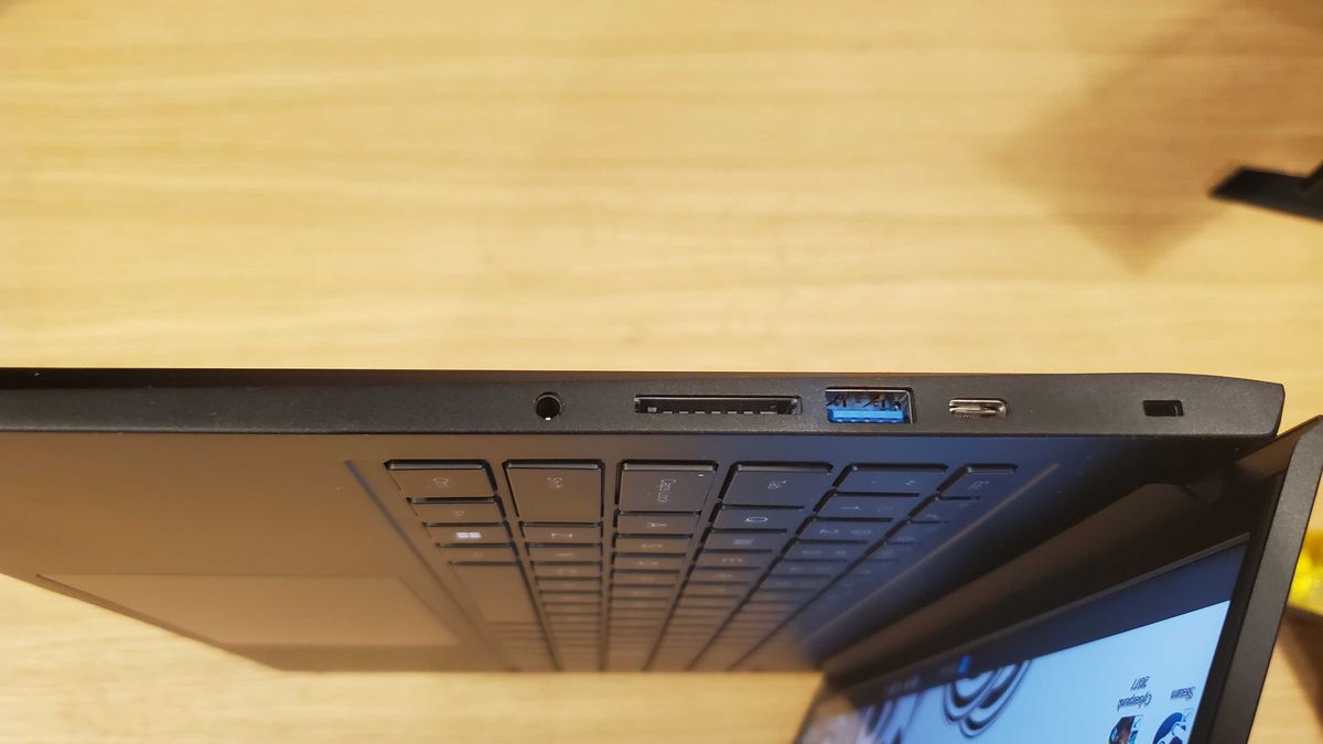 black gaming laptop