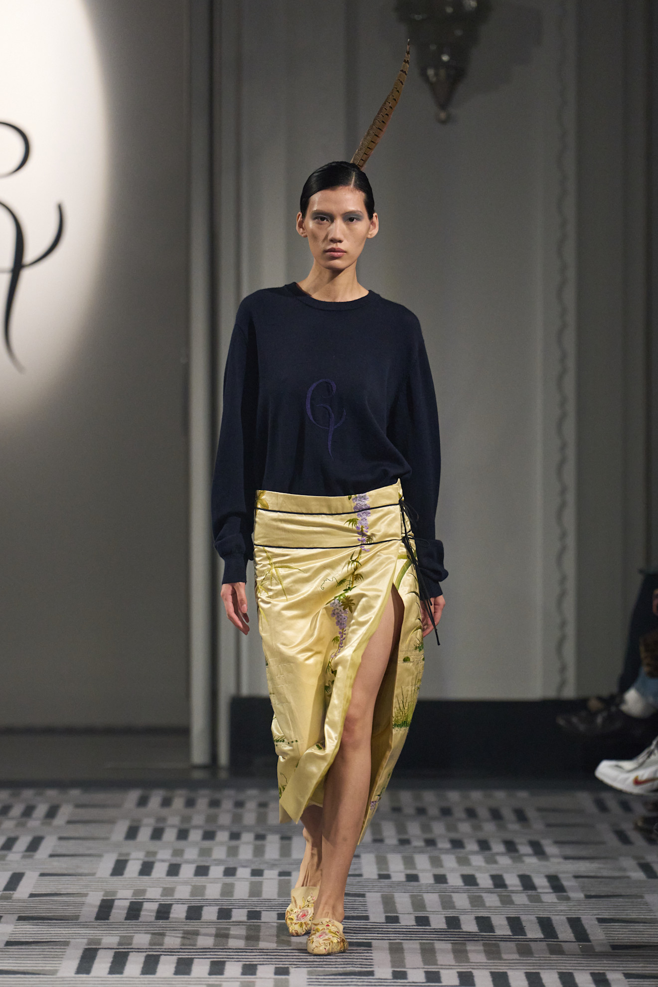 Skirt trend on a fall/winter 2026 runway.