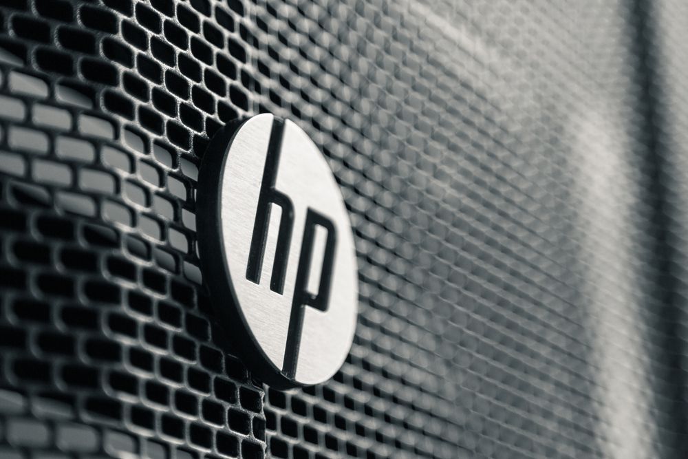 The HP logo