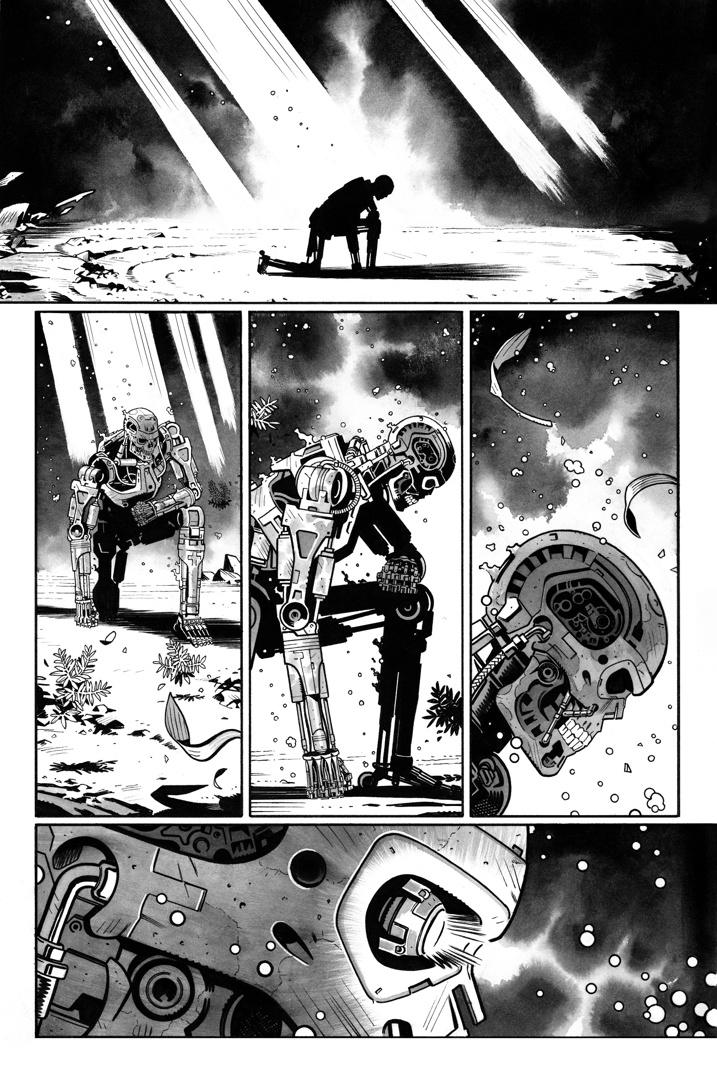 El nuevo cómic The Terminator de Dynamite lleva la saga de robots asesinos de James Cameron a sus aterradoras raíces de "pulp noir"