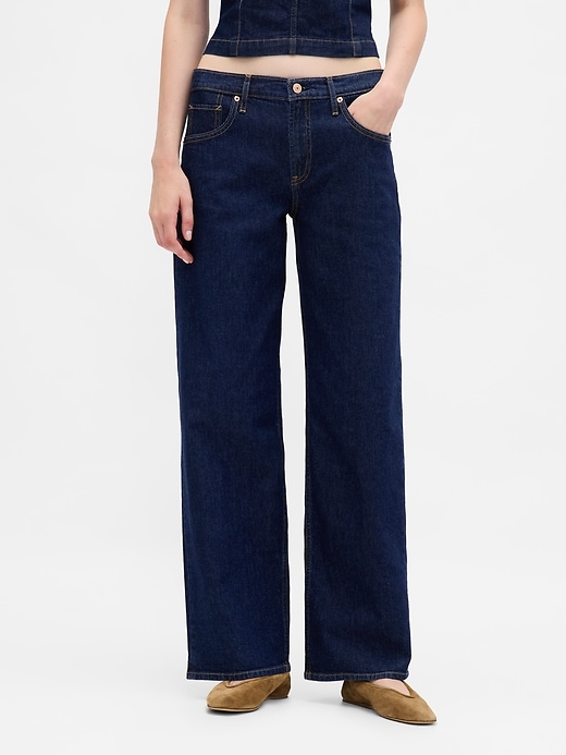 Low Rise &#039;90s Loose Jeans