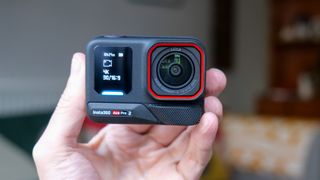 Insta360 Ace Pro 2 action camera indoors