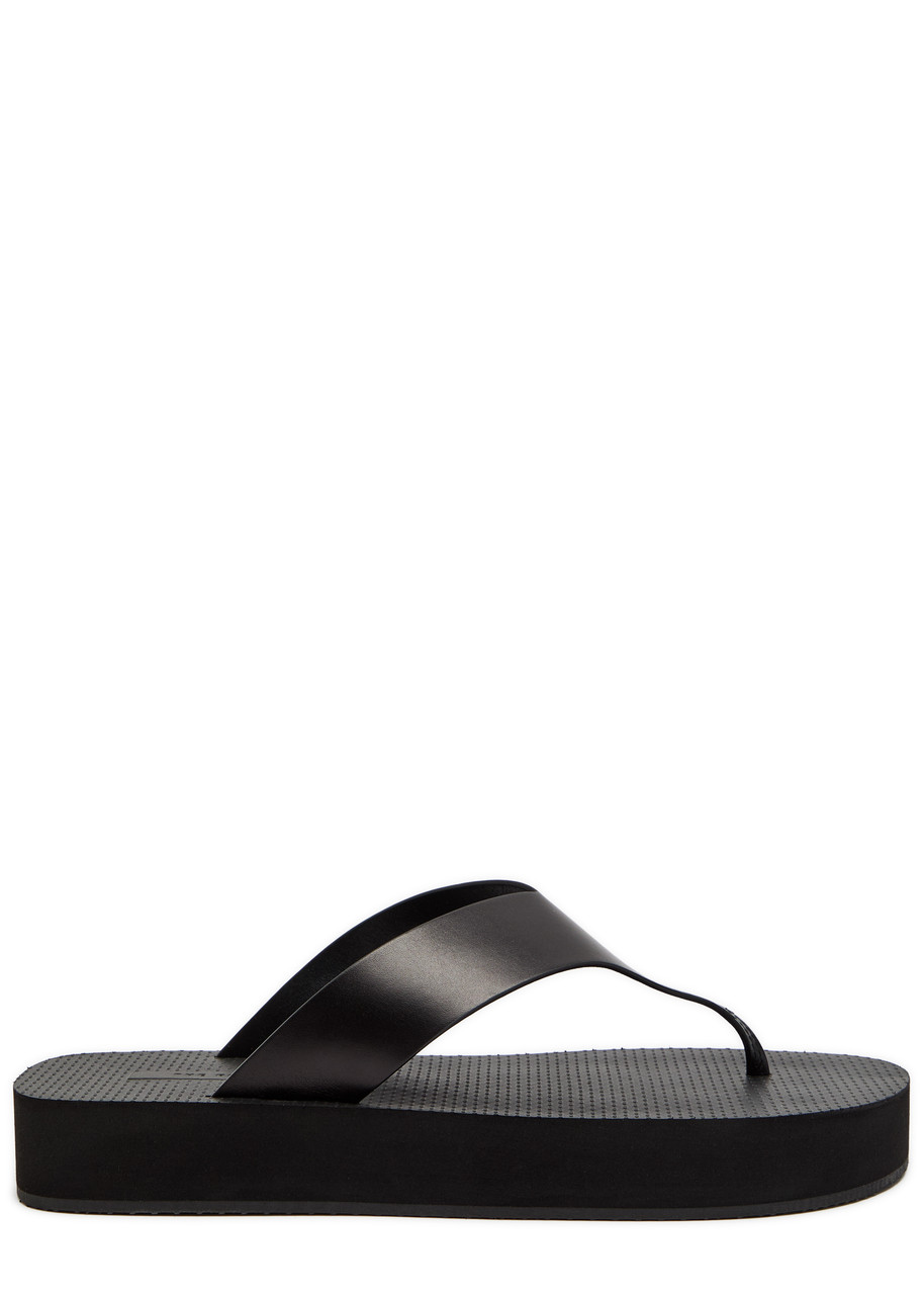 Dune Flatform Leather Sandals