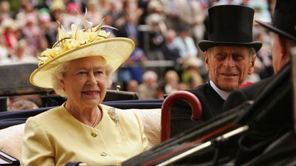 Queen Elizabeth ll and Prince Philip, Duke of Edinburgh arrive for the second day of Royal Ascot 2007 on June 20, 2007 in Ascot, England.