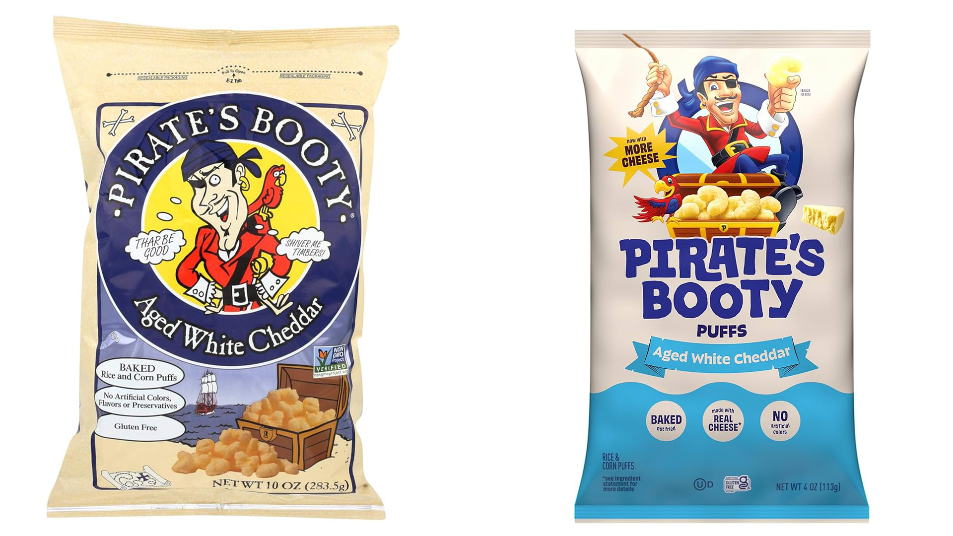 Pirate's Booty before and after