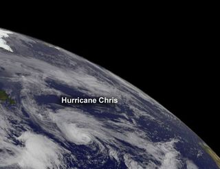 Hurricane Chris satellite image