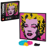 Lego Art Andy Warhol’s Marilyn Monroe DIY Poster: £114.99
