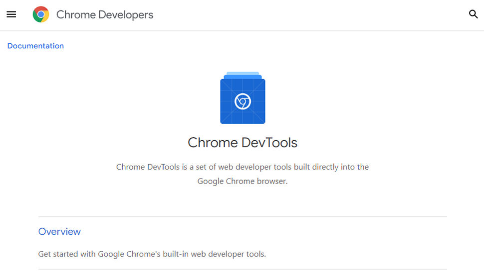 Website screenshot for Chrome DevTools