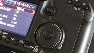 Canon EOS 50D rear control deial