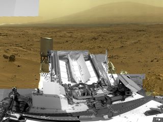 Curiosity View From Rocknest space wallpaper