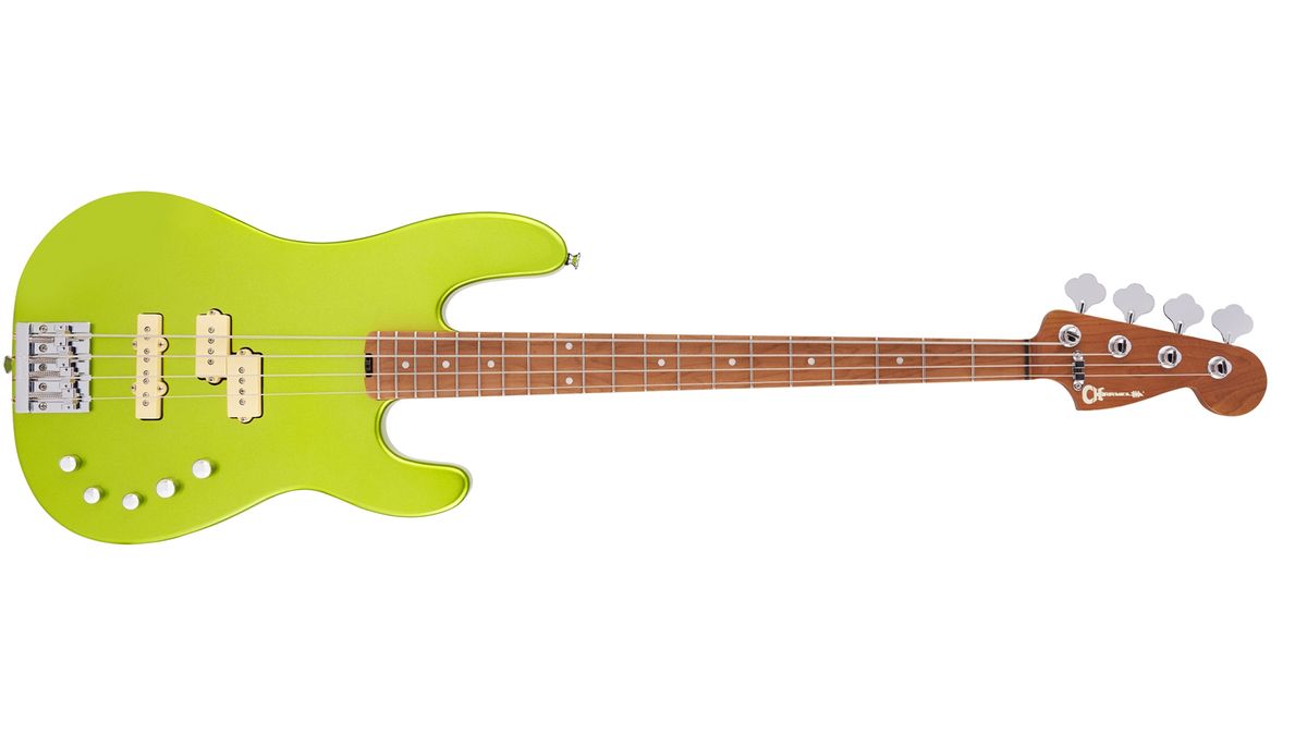 Charvel Pro-Mod San Dimas Bass PJ IV Lime Green Metallic