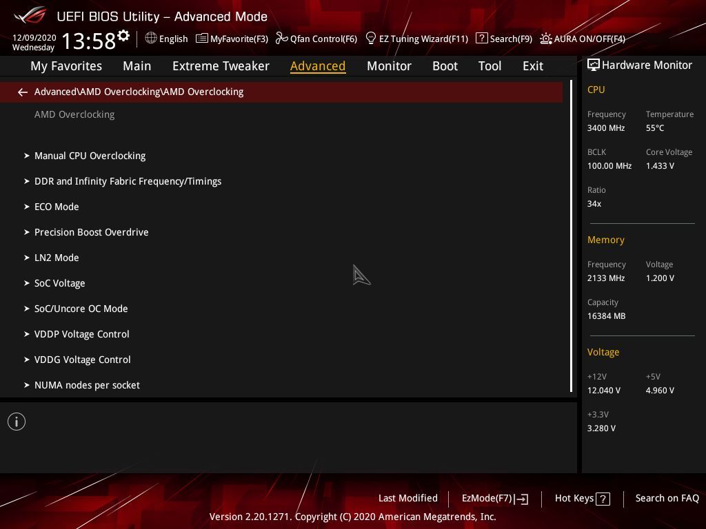 Asus ROG Crosshair VIII Dark Hero