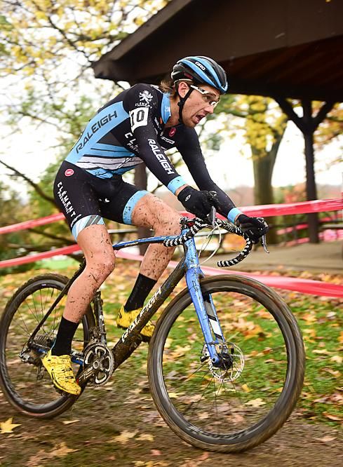 Jamey Driscoll (Raliegh Clement) was still fairly clean at the end of lap one