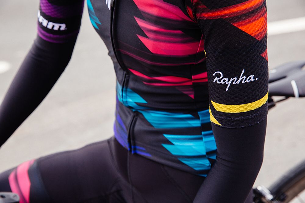Canyon//SRAM multi-coloured kit was designed by Rapha