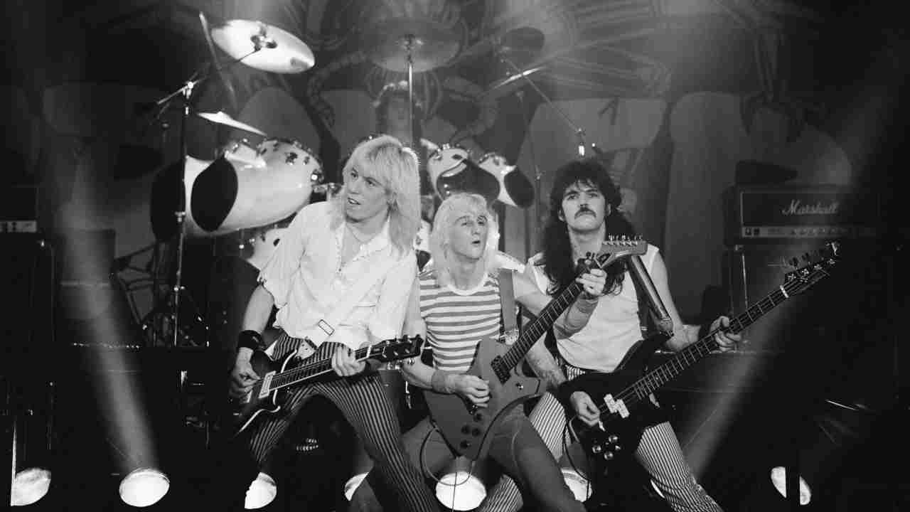 Spider performing onstage in the early 1980s