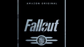 Fallout TV show title on a black background