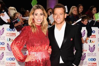 Stacey Solomon and Joe Swash at the Pride of Britain Awards in 2018
