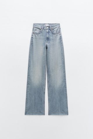 Trf High-Rise Wide-Leg Jeans
