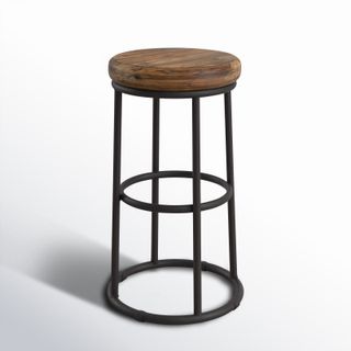 Tulip Solid Wood Stool