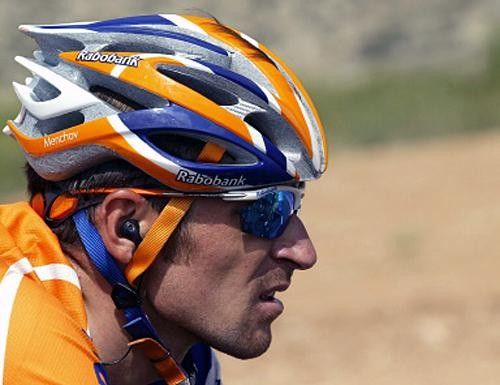 Russian Denis Menchov (Rabobank) rode brilliantly to move into second overall.