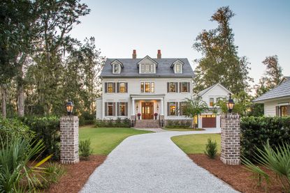 Homes in South Carolina low country.