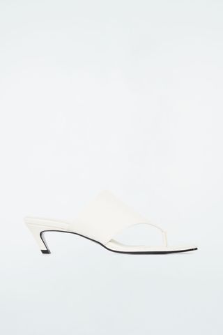 Toe-Post Heeled Sandals