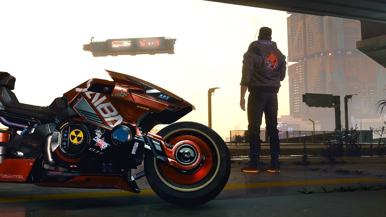 その他 AKIRA New Cyberpunk 2077 motorcycle screenshot shows a very Akira bike