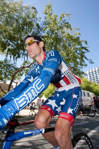 George Hincapie in stars and stripes.