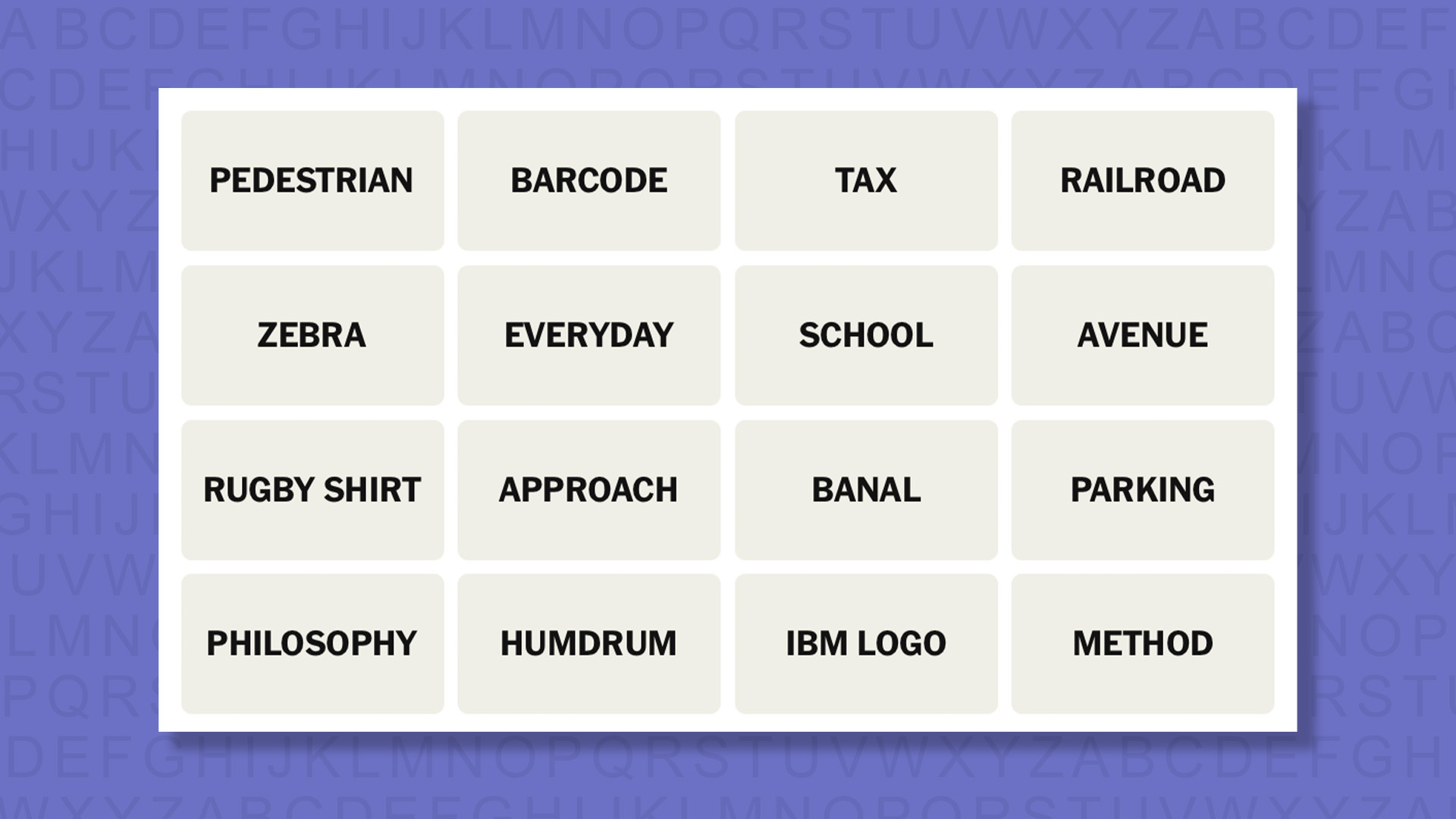 NYT Connections hints for game 889 on a purple background