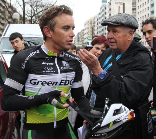 Allan Davis (GreenEdge Cycling Team) post-race