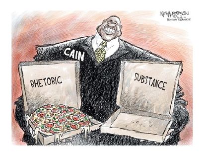 Herman Cain's rhetorical glut