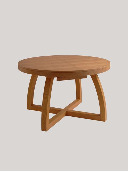 Judah Extendable 4 to 6 Seater Round to Oval Dining Table