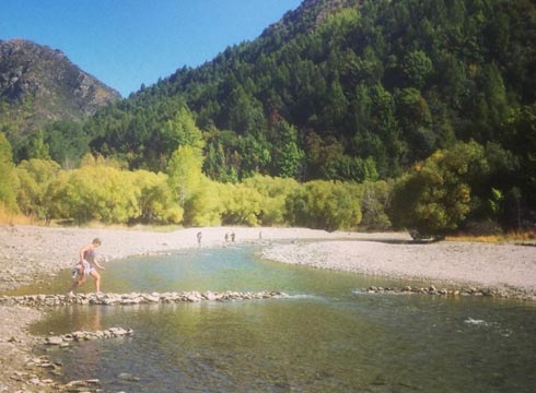 Chloe Chubb on holiday in New Zealand