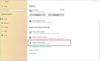Windows 10 network troubleshooter fix connection version 2004