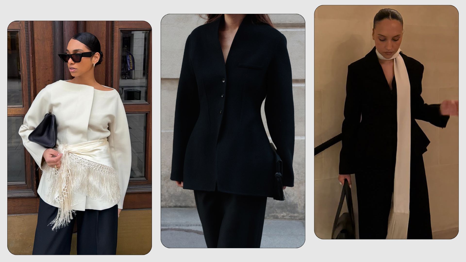 It's Official: Fashion People Are Swapping Oversized Blazers for This Elegant, Rich-Looking Style