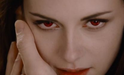 Thanks to a new 48-second teaser, Twi-hards can finally satisfy their urge to see Bella Swan transform into a blood-thirsty vampire.