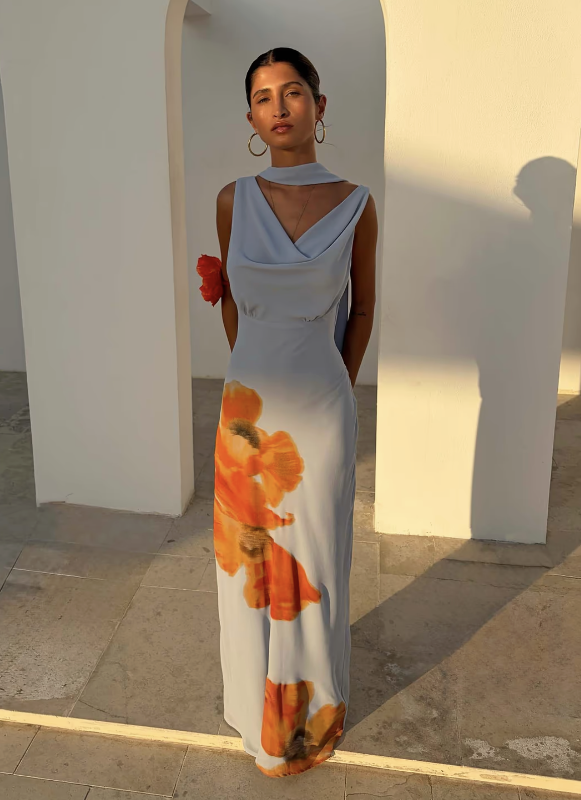 Nobody's Child, Ice Blue Floral Sophie Dress