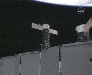 New Russian Cargo Ship Docks at Space Station