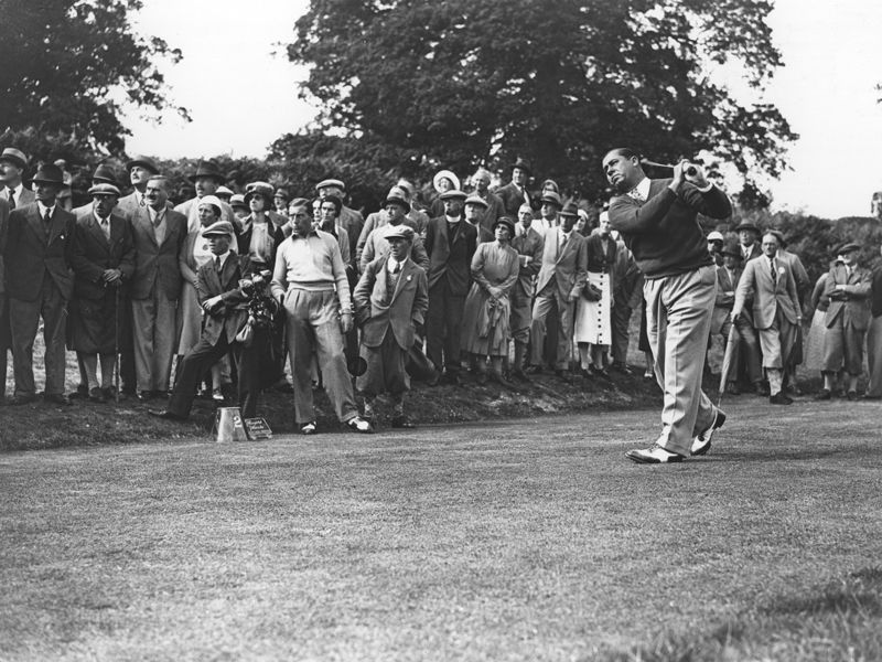 Walter Hagen at Southport &amp; Ainsdale 1933