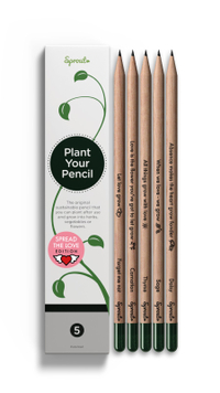 Sprout – Spread the Love Edition | 5 Pack | Graphite Plantable Pencils: