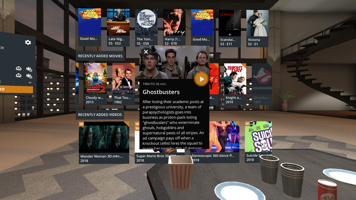 Plex Vr Offers A Mobile Movie Theater For Your Video Library Techradar