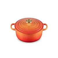 Le Creuset Signature Round Dutch Oven 5.5 QT in Flame | Was  $434.95, now $311.77 at Amazon