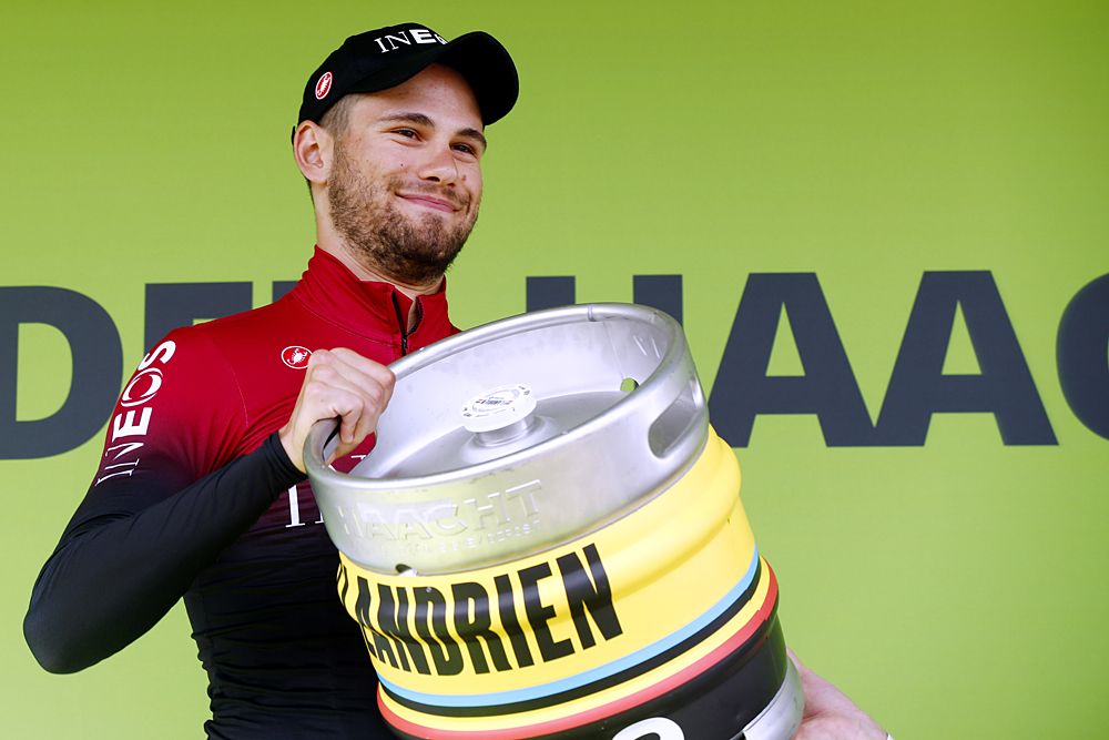 Filippo Ganna (Team INeos) wins the stage 6 time trial at BinckBank Tour