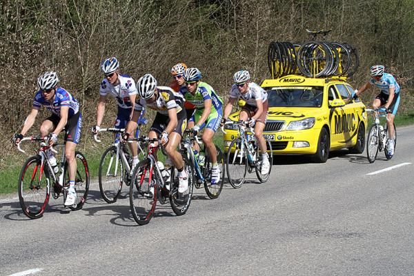 The early break after the first hour of racing.
