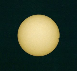 The June 8, 2004, Venus transit of the sun.